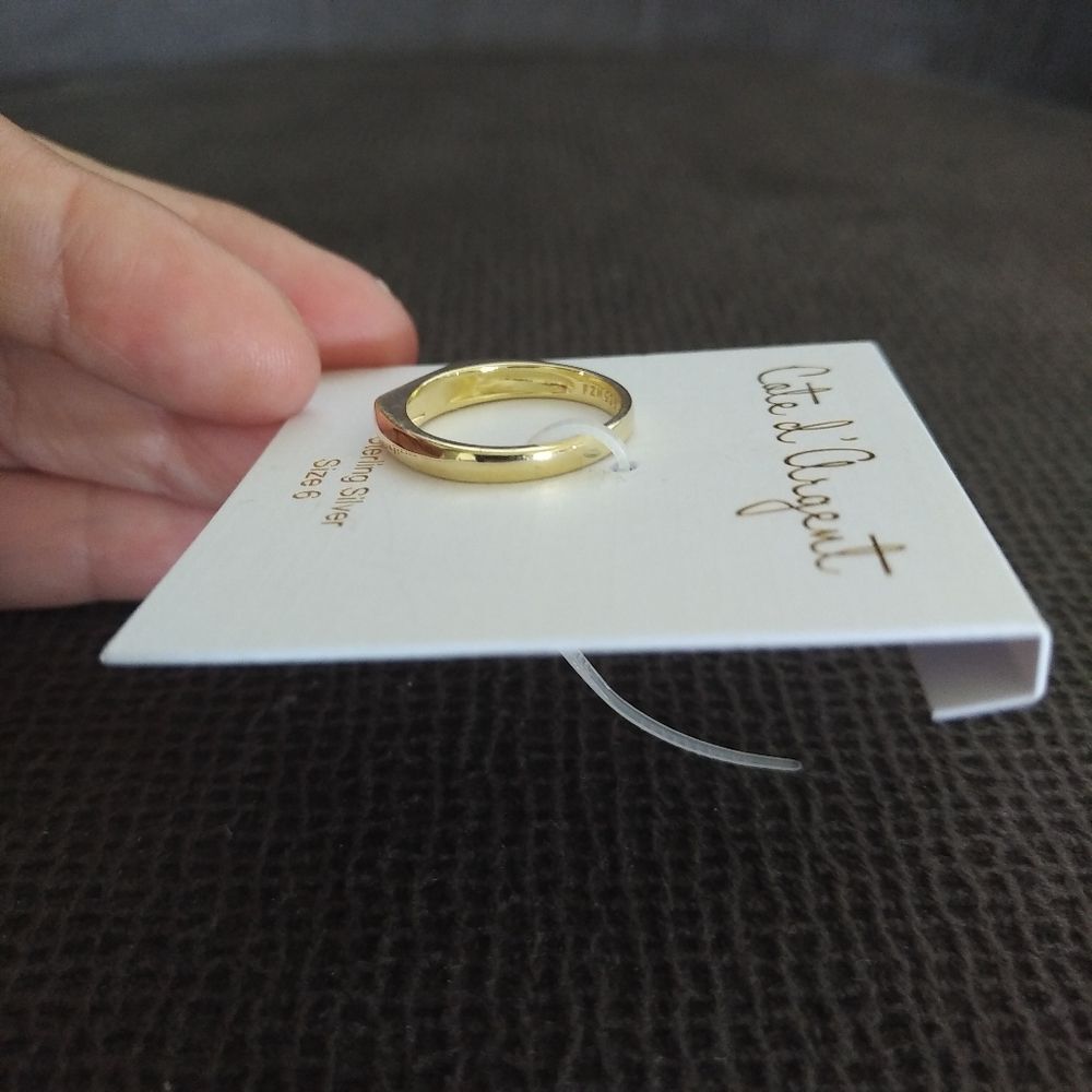 Cote d'Argent White Enamel "LOVE"❤️ Ring Sz 6 - Picture 7 of 16